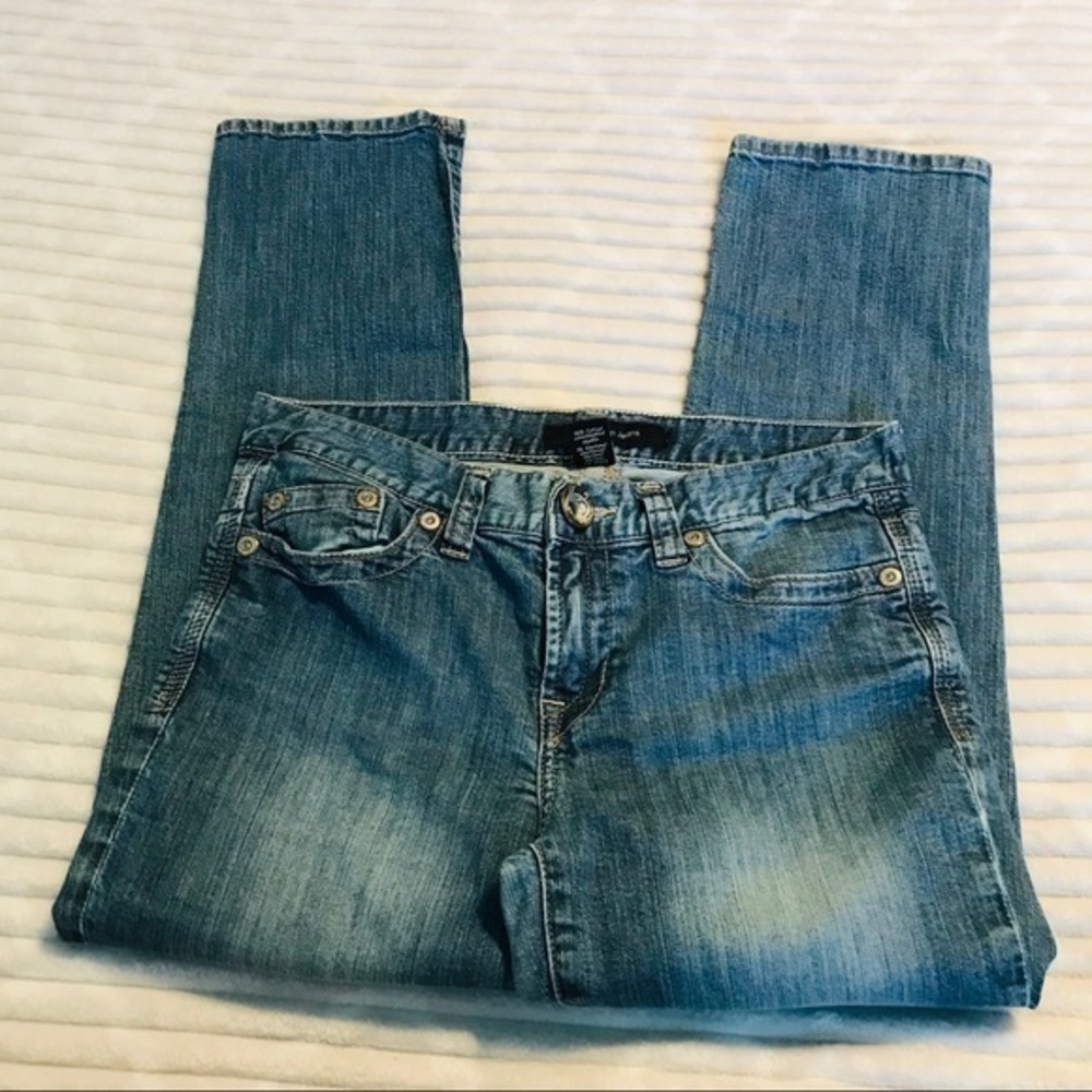 Calvin Klein Straight Tapered Leg Ankle Jeans 6 28